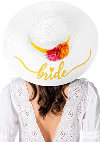 PGN Art Bride Hat para Bachelorette Party Bridal Shower Gift Bride para ser presente, favores de dama de honra