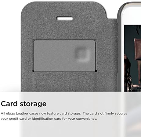 Caixa de couro Elago para o iPhone 6/6s Plus + HD Professional Screen Film incluído - embalagem