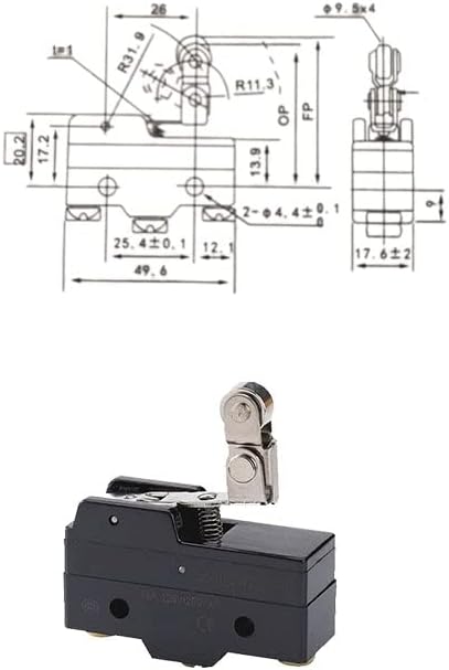 SYCM-1743 Z-15GW2277-B RESET SNAP Ação Micro Switch