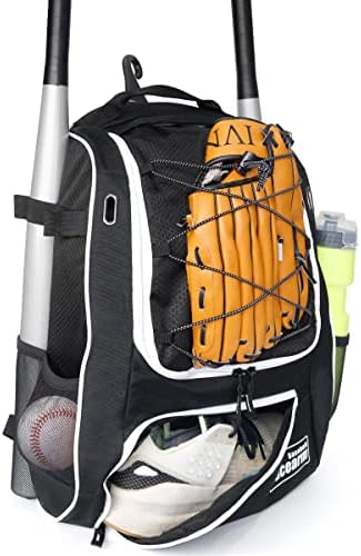 Bolsa de morcego de beisebol juvenil de beisebol, mochila de equipamento de softball de 2020 e bola de beisebol