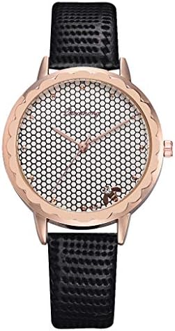 Hunyun Fashion Simple Casual Ladies Assista a Bee Home Dial Leather com Strap Ladies Assista para esposa Mulheres