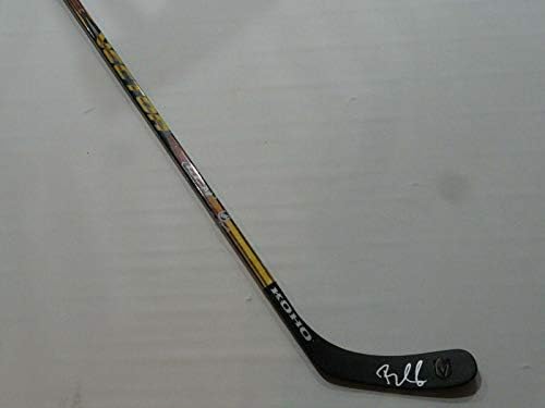 Brandon Pirri assinado Hockey Stick Stick Las Vegas Golden Knights Prova 1 - Sticks NHL autografados