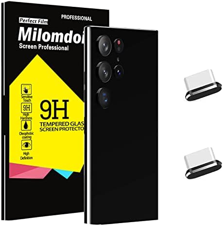 Milomdoi 2 pacote anti-pó de poeira compatível com capa de poeira USB C Porta com mini protetores de tampas