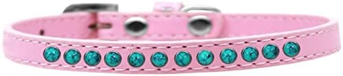 Mirage Pet Products Southwest Turqueise Pearl Red Puppy Dog Collar, tamanho 8