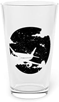 Cerveja de vidro de cerveja 16oz de pilotagem humorística de piloto