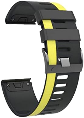 Bkuane Sport Silicone Watch Band Band Strap para Garmin Fenix ​​6x 6 Pro 5x 5 mais 3 HR Smartwatch 22 26mm EasyFit Redunda Pulseira