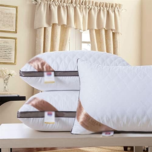 Lhllhl Proteção do pescoço Algodão doméstico Algodão 1 PCS Hotel Standard Down Almofado de seda lavatível travesseiro lavável