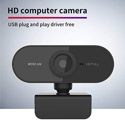Webcam sansnail, webcam fixo para PC, câmera PC com microfone Full HD 1080p