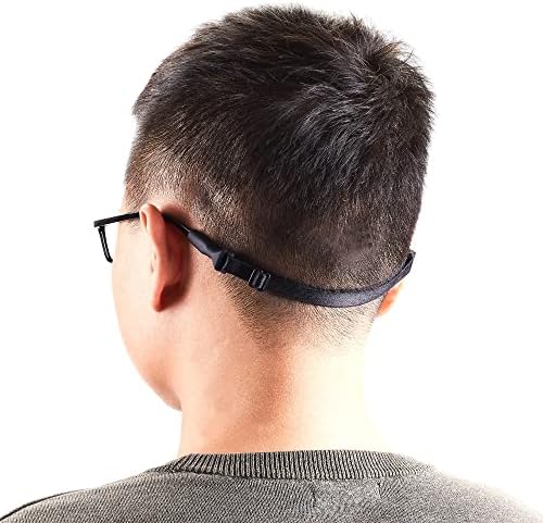 alça de óculos ajustáveis ​​LVVFit, sem alças de vidro de retenção de óculos ajustáveis ​​de cauda,