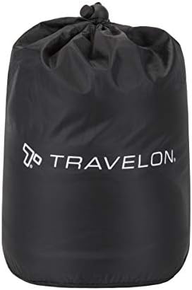 Travesseiro Inflável de Travelon, cinza, tamanho, vinil