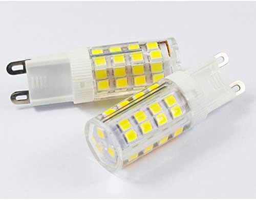 Iluminação MD 5W G9 Bulbo LED G9 Lâmpadas de milho cerâmica- 52 LEDS 2835SMD 400 Lumen Daylight White 6000k