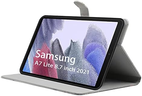 Caso YHB para Samsung Galaxy Tab A7 Lite Modelo de Tablet 2021 de 8,7 polegadas, Slim Folio PU Caso de couro