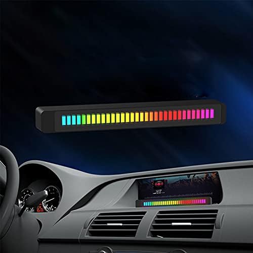 Dealpeak 32 LEDs Controle de som atmosfera leve ritmo de picapes de voz USB ritmo colorido de luminagem