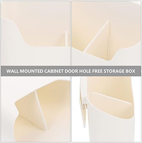 Hemoton Bookshelf Mollow Mount Suport de montagem de parede portadores- Mini cesta de bandejas de