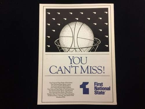 20 de fevereiro de 1983 Programa de basquete universitário & Ticket Stub - Programas da faculdade