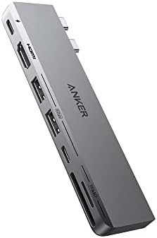 Anker USB C Hub para MacBook, Anker 547 USB-C Hub, compatível com Thunderbolt 4 USB C Port, 4K