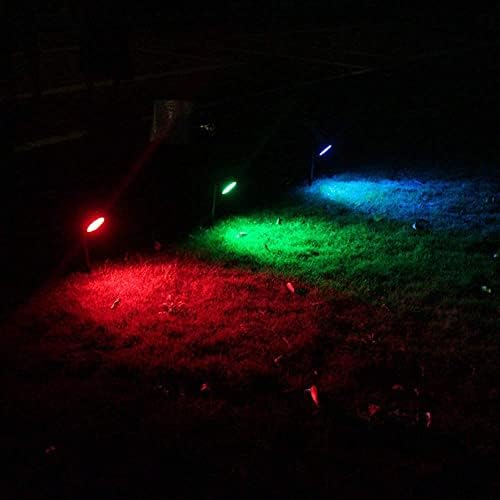 Iluminação de Maotopcom 7 LED SOLAR LED SOPLOTEMENTE, 7 Luz de jardim LED para o pátio ao ar livre Caminho da