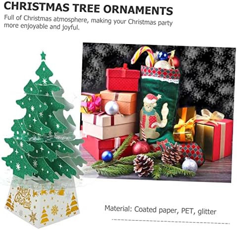 Ornamentos de árvore de Natal de Homoyoyo 1pc para Mesa de Pequena Árvore de Férias Árvore Artificial