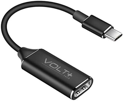 Trabalhos da Volt Plus Tech HDMI 4K Kit USB-C Compatível com o adaptador profissional Realme 9 5G Speed