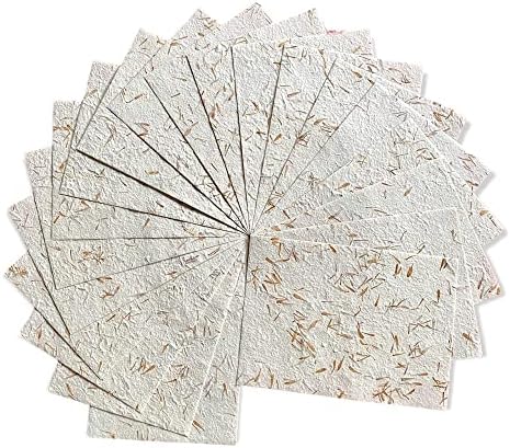 Folhas de papel de amoreira grossa A4 de espessura, papel artesanal, pintura, escrita, papel decorativo, artesanato