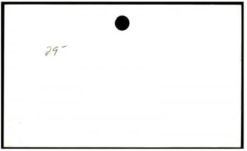 Cartão de índice assinado Bill Gray 3x5 Autografado Washington NFL 87344 - Assinaturas de corte da NFL