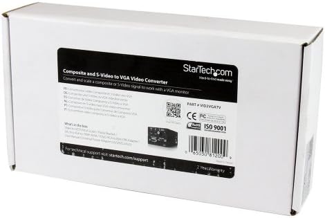 Startech.com Composite e S -Video para VGA Video Video Converter - Composite para VGA - Video to VGA Converter