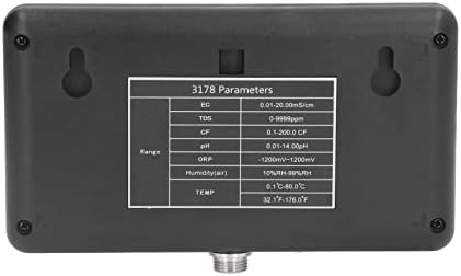 Monitor de qualidade da água, retroiluminado Testador de qualidade de água transparente LCD Fácil Uso