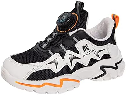 Synia Boys Girls Knot Lace Up Sneaker Mesh Sapatos de corrida respiráveis ​​Sapatos de verão para criança/garotinha/garoto