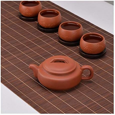 N/um chinês de barro roxo e xícara de chá