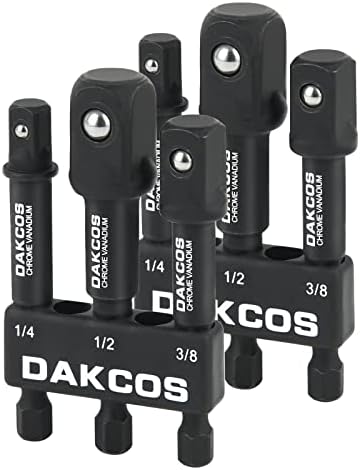 Adaptador de soquete de pacote DakCos 2 Conjunto de soquetes de 3 polegadas Adaptador de soquete com suporte
