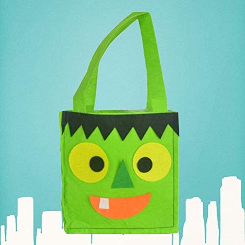 Soimiss 4pcs Halloween Candies Goody Bags não tecidos Sacos de presente de desenho animado portáteis para