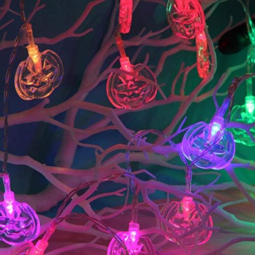 Luzes de corda de halloween de halloween ccoofhhc, lâmpada de abancinha de abóbora luzes de decoração com luzes