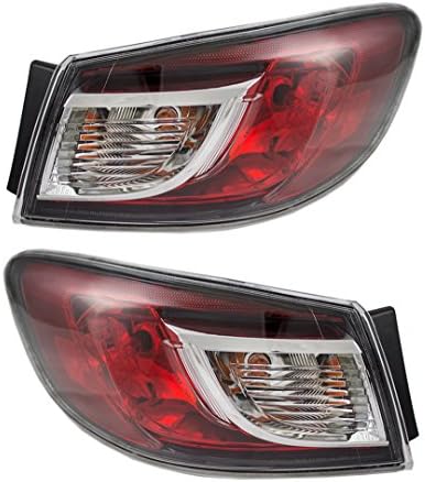 Novo par de luzes da cauda rareelétrica compatível com Mazda 3 sedan 10-13 BBM4-51-150F BBM451150F MA2801144