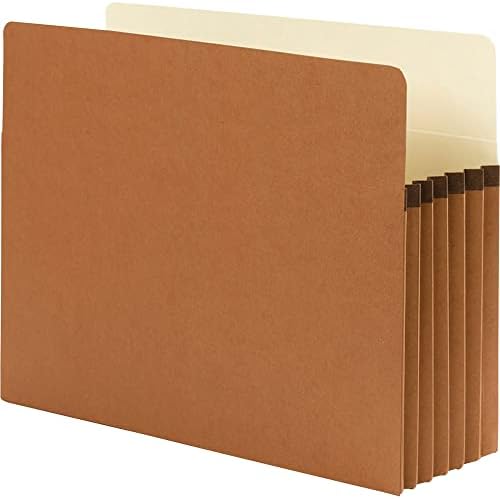 Bolsos de arquivo de redrope Smead®, tamanho da letra, expansão de 5 1/4 , 30% reciclado, redrope, caixa de 50