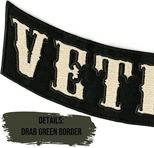 Rocker veterano da Marinha dos EUA Rocker Patches 12 | Grande Jacket Motorcycle Jacket Patch Iron em 2