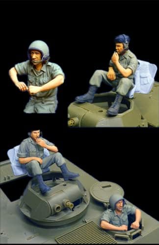 1/35 WWII Tank Soldier Resin Kit Figura Miniatura Resina Modelo Partes // I7JH-5