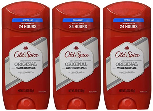 Antigo Spice High Rescurance Original Scent Desodorante para homens - 3 onças / 85g, 3 pacote