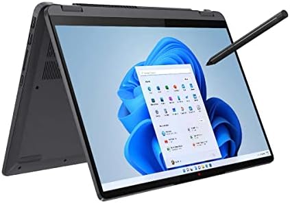 Lenovo Flex 5 2-em 1 Laptop 2023, tela sensível ao toque OLED de 14 2,8k, 12ª Intel i7-1255U 10-core,