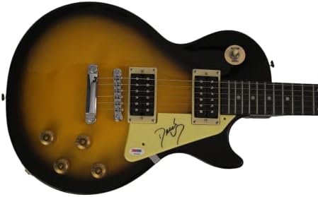 Derek Trucks assinou o autógrafo em tamanho grande Sunburst Gibson Epiphone Les Paul Guitar Guitar muito