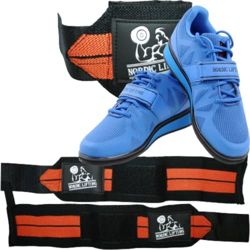 Irsções de pulso 1p - pacote de laranja com sapatos megin tamanho 10.5 - azul
