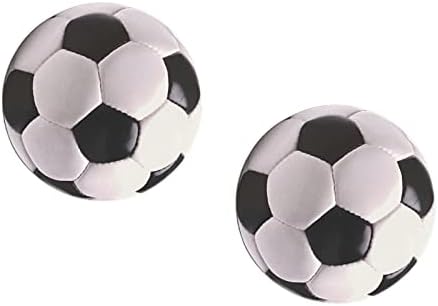 2 Decalque magnético da bola de futebol para o Locker School de Car ou decoração da geladeira - realista 4,65