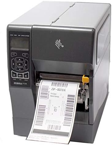 Zebra ZT UPS ZT230 123100-200 Impressora térmica direta Impressora paralela Rewinder de peeler USB