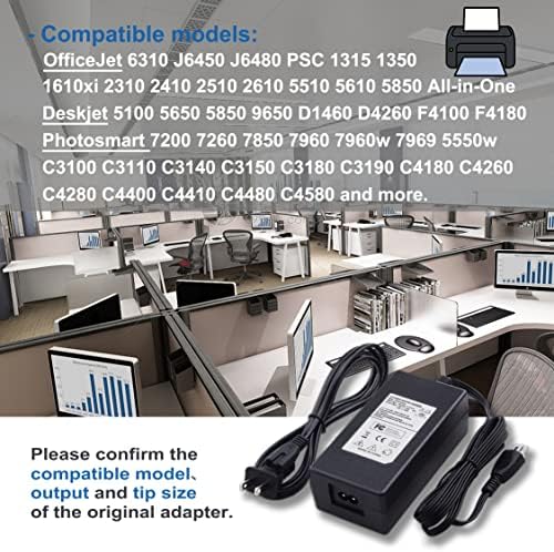 BURFLO 32V 940MA Adaptador CA 0957-2146 Para HP OfficeJet PSC 1350 1610 5510 6310 Deskjet All-in-One