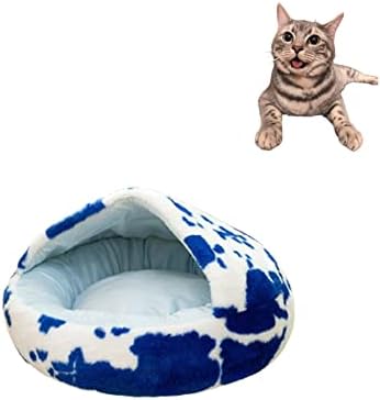 Aquecimento de gato de auto -aquecimento - barraca de gato de pelúcia Ultra macia - Donut Mat Almofada Casamento