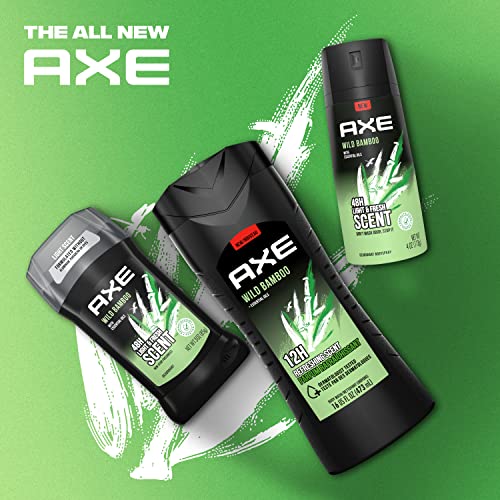 Ax desodorante livre de alumínio para homens com óleos essenciais e fragrâncias atualizadas leves de bambu