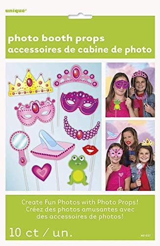 Indústrias únicas variadas, 10 PCS Princess Photo Booth Props Designs