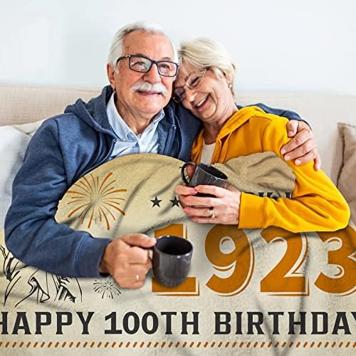 Decorações de 100º aniversário para mulheres ou homens, presentes de 100º aniversário para homens, 100º aniversário