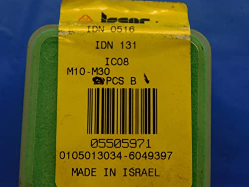 1pc novo ISCAR IDN 0516 / IDN 131 IC08 Camdrill de carboneto Inserir refrigerante através - Fax