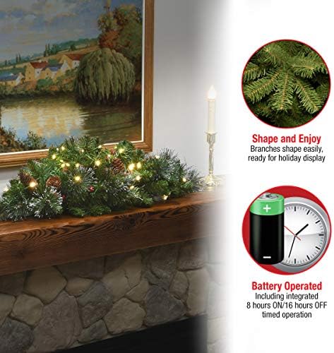 Companhia Nacional de Árvores Peda Central Artificial de Natal | Reunido com decorações mistas e luzes
