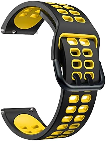 DJSFCN 20 22mm Strapa colorida de banda de vigilância para Garmin Venu Sq Bracelet Silicone Smartwatch